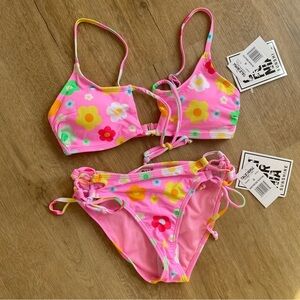 California Sunshine Floral Bikini Set NEW